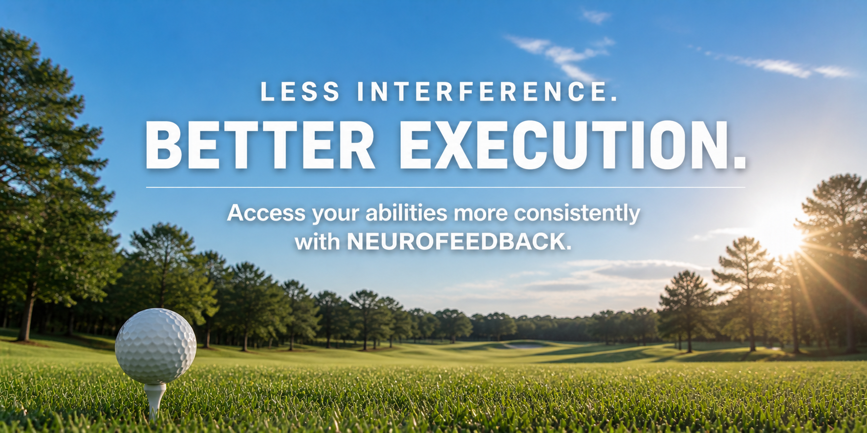 Neurofeedback for golffers Golf course